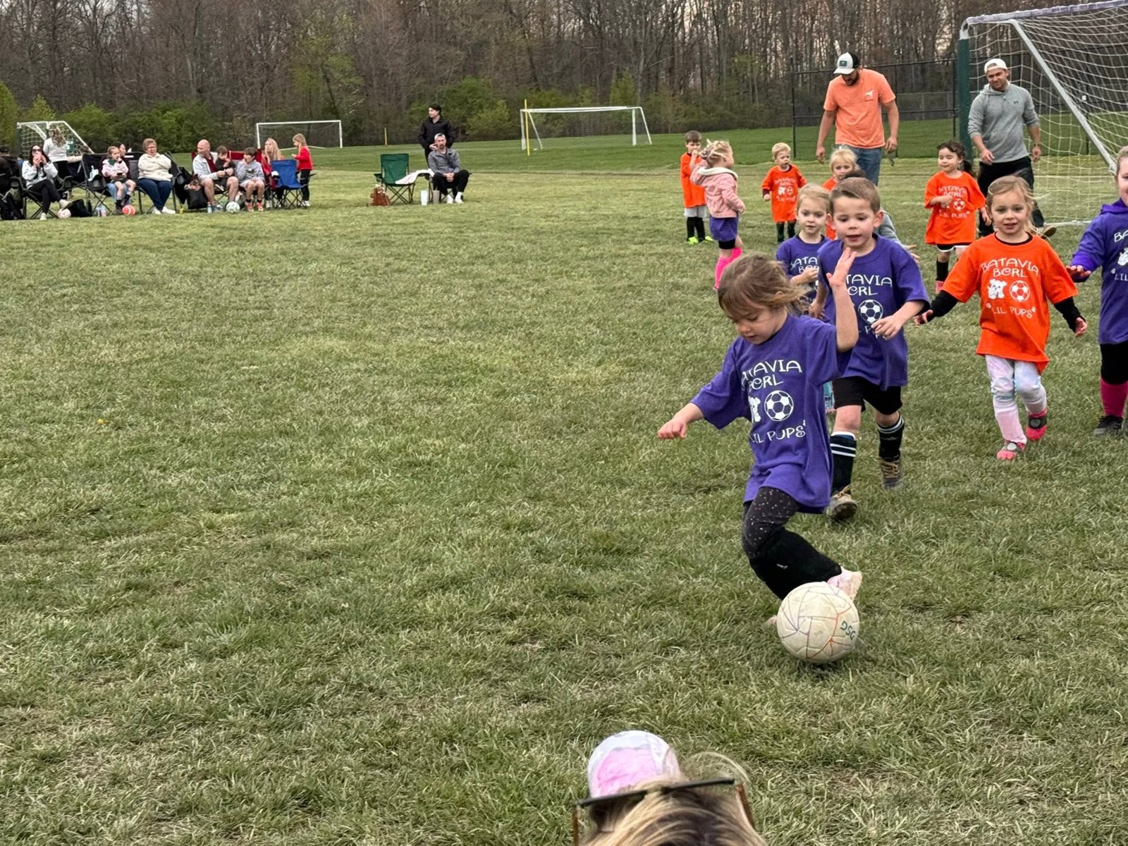 BCRL Lil Pups soccer game
