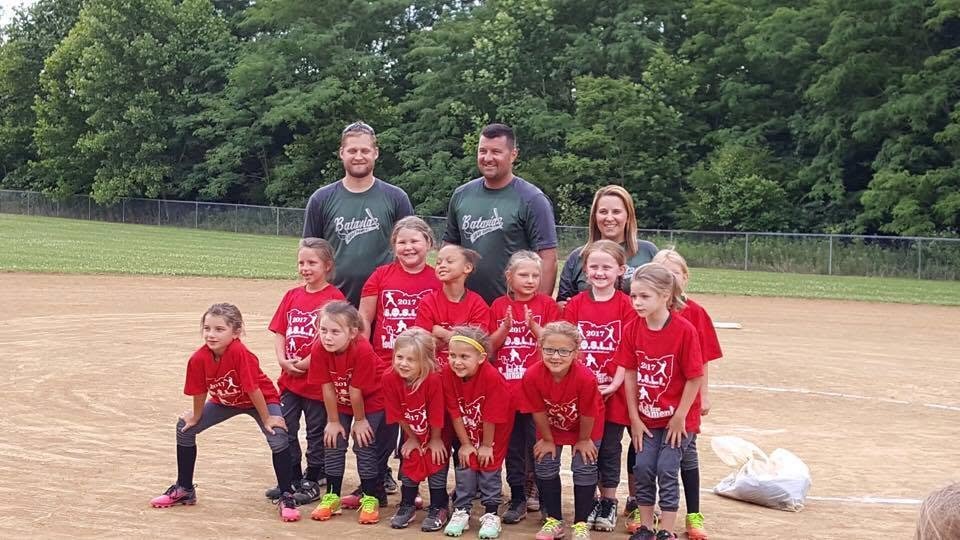 Young BCRL softball team